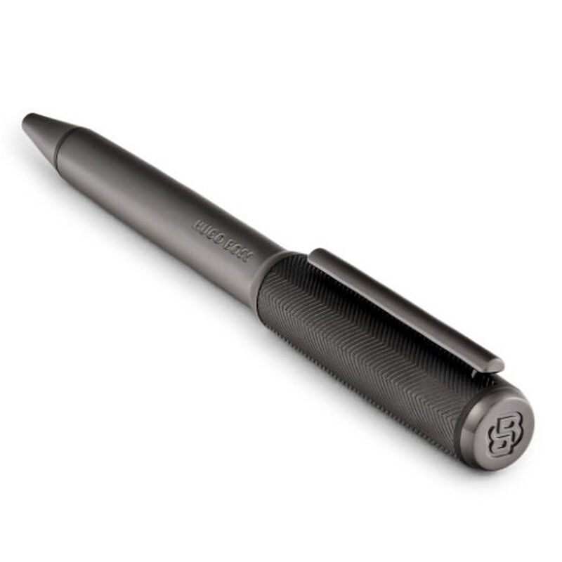 Hugo Boss Pace Ballpoint Pen Black & Gun image number 1